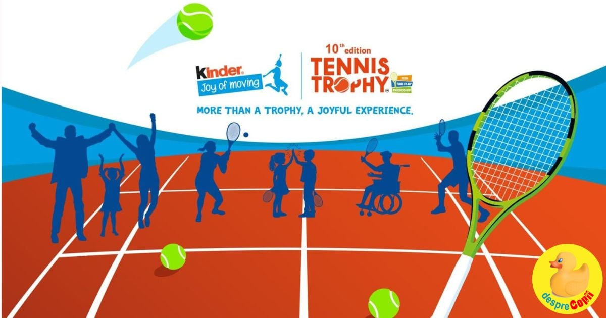 Kinder Joy of moving Tennis Trophy continua seria turneelor din Romania cu doua noi competitii la Bucuresti